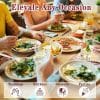 50 PCS Transparent Plastic Dessert Forks – Disposable Party Tableware