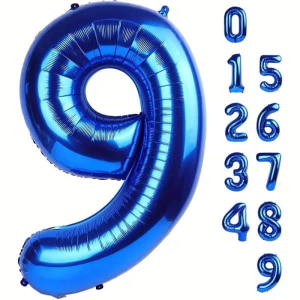 64d62a1352b248f3bcb566166af2c14c-goods Large Navy Blue Number Balloon (0-9) – 40 Inch Foil Party Decoration