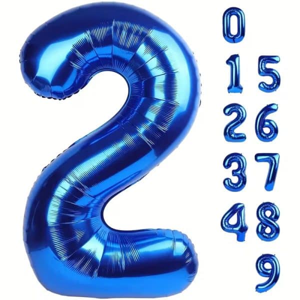 8602671fb57b4a418d4e7c0015edff7b-goods Large Navy Blue Number Balloon (0-9) – 40 Inch Foil Party Decoration