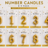 Number Candles 0-9
