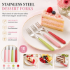 Colorful Dessert Forks
