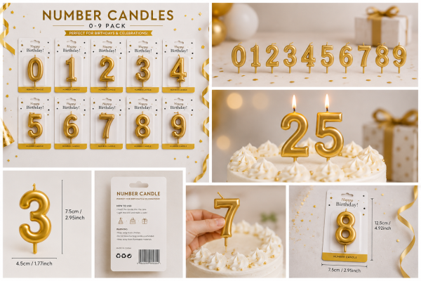 candles3 Number Candles 0-9
