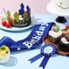 fcd3f616-e22e-42a0-ae54-e670eae5f0aa 3pcs Birthday Party Dress-Up Set, Birthday Prince Crown, Holiday Party Decoration Props